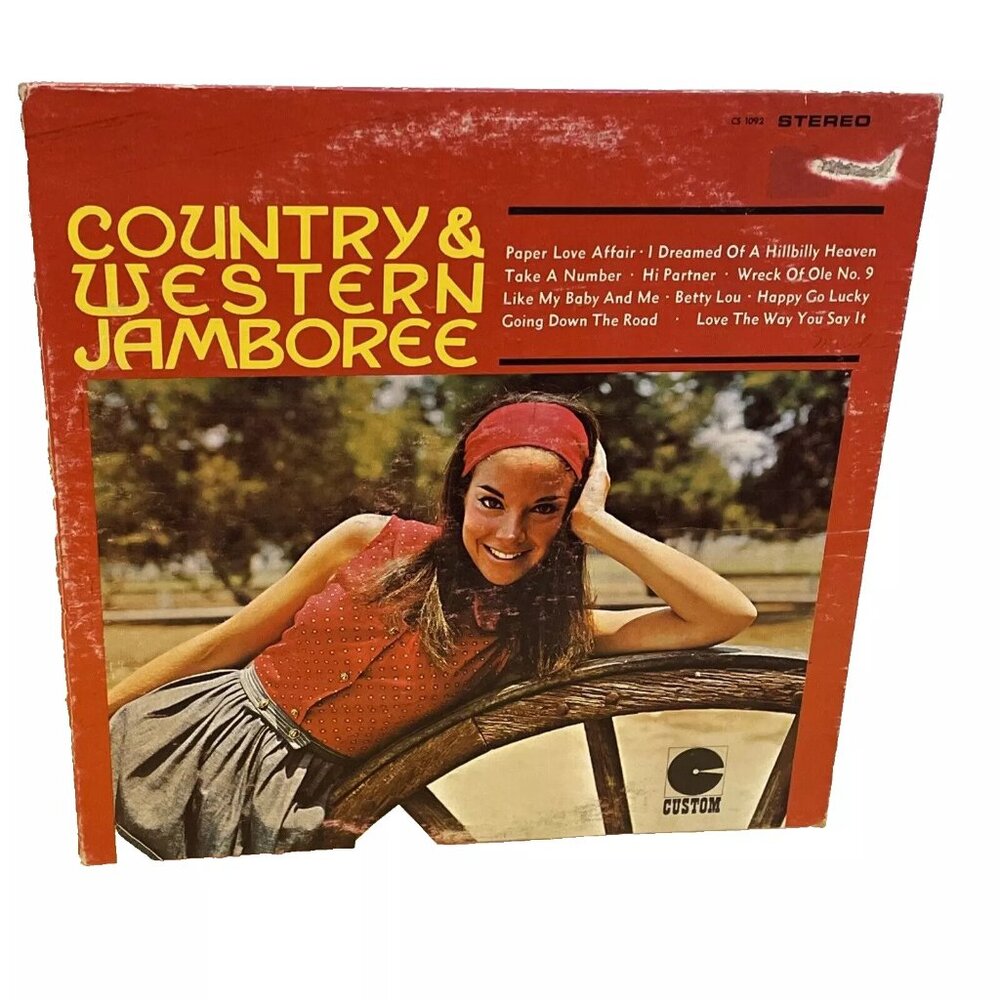 Various Country & Western Jamboree (Vinyl) Custom CS 1092 VG+ LP Record Album